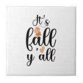 秋オールお茶バッグ タイル (正面)