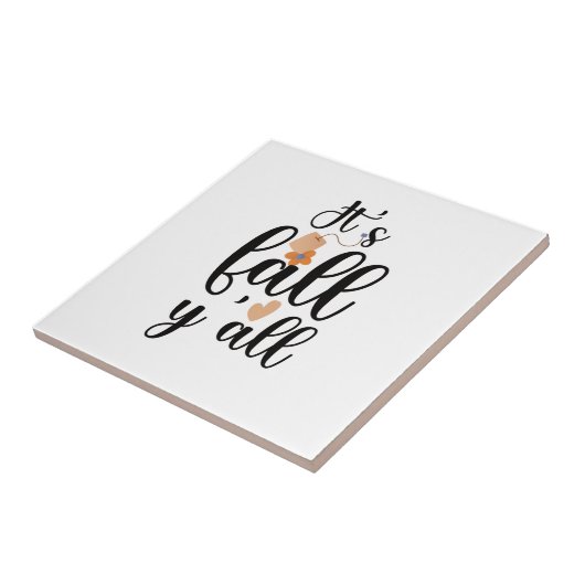 秋オールお茶バッグ タイル (側面)