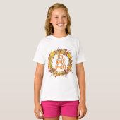 秋オールオレンジ紅葉 Tシャツ (正面フル)