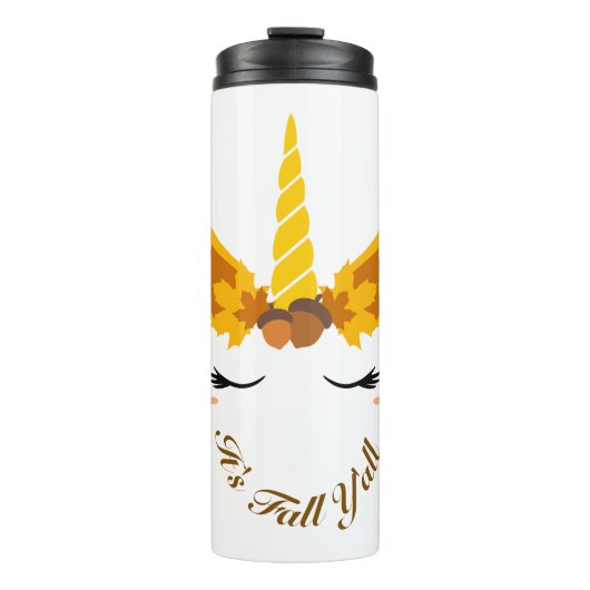 秋オールオータムユニコーンステンレスタンブラー タンブラー (正面)