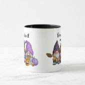 秋オールオータム格言水彩 マグカップ (中央)