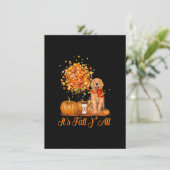 秋オールゴールデンレトリバーズドッグハロウィーンTh 招待状 (スタンド正面)