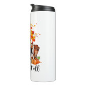 秋オールスリンガースパニエル犬ドッグハロウィンタ タンブラー (回転右)