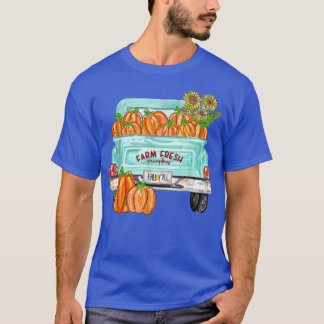 秋オールトラックカボチャひまわり秋の秋 Tシャツ