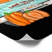 秋オールトラックパンプキンサンフラワーオータム秋タ ポスター (角)