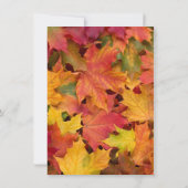 秋オールド素朴ウッドバーンサンクスギビング招待状 招待状 (裏面)