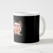 秋オールパンプキンオータムハロウィーンキャット秋 ジャンボコーヒーマグカップ (正面右)