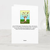 秋オールファブリックのフォントリスの実離れの カード (裏面)