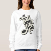 秋オールレトロスタイルTシャツ スウェットシャツ (正面)