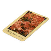 秋オ葉レンジの結婚式の日付を保存 マグネット (左側)