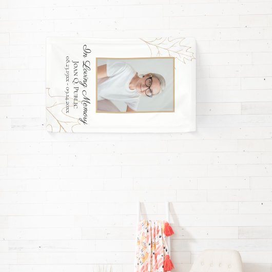 秋オ離れークお祝いの葬儀 横断幕 (インサイチュ)