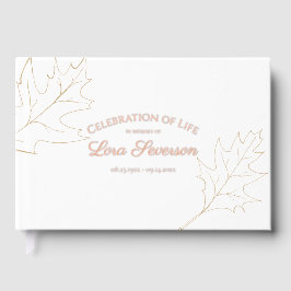 秋オ離れークお祝い ゲストブック