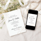 秋オ離れークお祝い 招待状