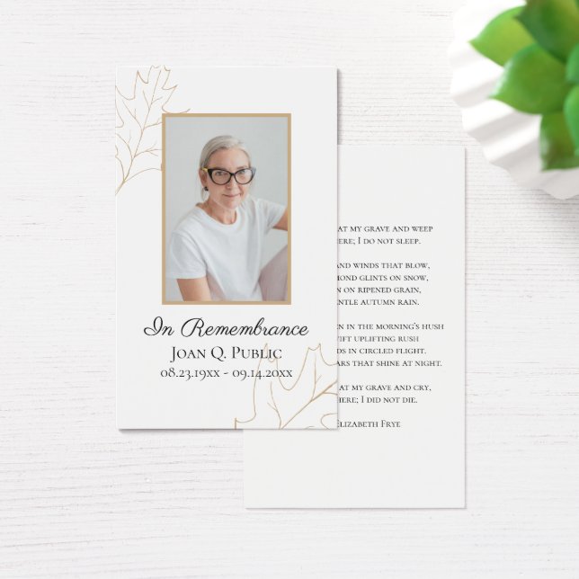 秋オ離れークズ葬祭記念祈りの言葉 (デスク)