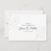 秋オ離れーク共有Aメモリ葬儀 ノートカード (正面)