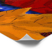 秋カエル ポスター (角)