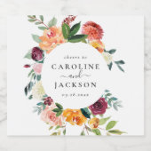 秋カスタムのビールのラ結婚ベル ビールラベル (シングルラベル)