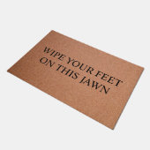 秋カスタムデコールこのジョーンシック上の足を拭く ドアマット (アングル)