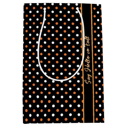 秋カスタムポルカ抱き枕 ミディアムペーパーバッグ (正面)