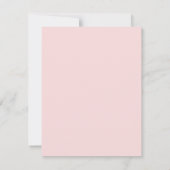 秋カップルリトルカボキンガールベビーシャワー 招待状 (裏面)