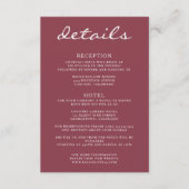 秋カップル エンクロージャーカード (正面)