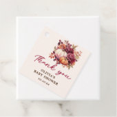 秋カボチャありがとうベイビーシャワー フェイバータグ (インサイチュ)