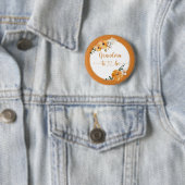 秋カボチャおばあちゃんボタン 缶バッジ (インサイチュ)