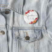 秋カボチャおばあちゃんボタン 缶バッジ (インサイチュ)