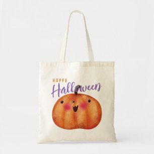 秋カボチャかわいいハロウィンサンクスギビング秋 トートバッグ