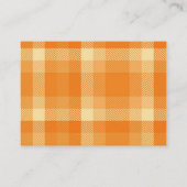 秋カボチャがコーヒー離れを醸造しているベビー エンクロージャーカード (裏面)