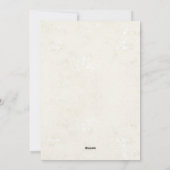 秋カボチャとパインコーン感謝祭カスタム シーズンカード (裏面)