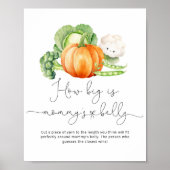 秋カボチャどのように大きいママの腹のゲーム ポスター (正面)