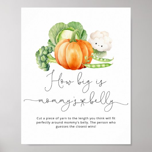 秋カボチャどのように大きいママの腹のゲーム ポスター (正面)