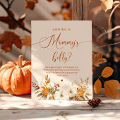 秋カボチャどのように大きいママの腹のゲーム ポスター