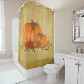 秋カボチャのシャワーカーテン シャワーカーテン (インサイチュ)
