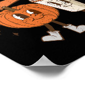 秋カボチャのハロウィーンの衣装Bへのシーズン ポスター (角)