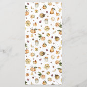 秋カボチャの友情感謝祭 メニュー (裏面)