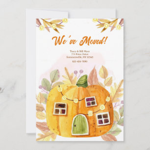 秋カボチャの移動発表 招待状