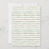 秋カボチャの葉フローラカップルシャワー招待状 サンキューカード (裏面)