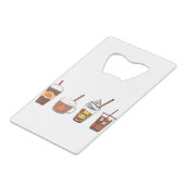秋カボチャの香辛料の秋 クレジットカード栓抜き (裏面アングル)
