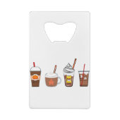 秋カボチャの香辛料の秋 クレジットカード栓抜き (裏面)