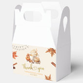 秋カボチャはコーヒーのシャワーの好意ボックスを醸造している フェイバーボックス (見開き)