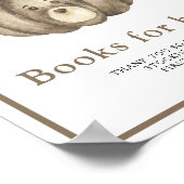 秋カボチャはベビーのためのベビーシャワーブックを負担 ポスター (角)