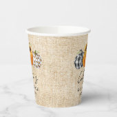 秋カボチャひまわりバーラップベビー散水 紙コップ (左)