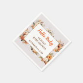 秋カボチャひまわり スタンダードカクテルナプキン (角)