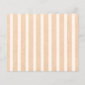 秋カボチャアドバイスとウィズブライダルシャワーカード (裏面)