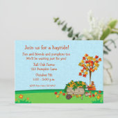 秋カボチャカート 招待状 (スタンド正面)