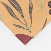 秋カボチャコンテンポラリーグラフィックフリースb フリースブランケット (角)