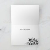 秋カボチャハッピーハローウィンカード ノートカード (内部)