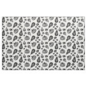 秋カボチャパターンインク点刻法のスケッチの生地 ファブリック (ヤード)